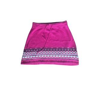 ATHLETA Vienna pink cotton blend Knit Skirt Size S.